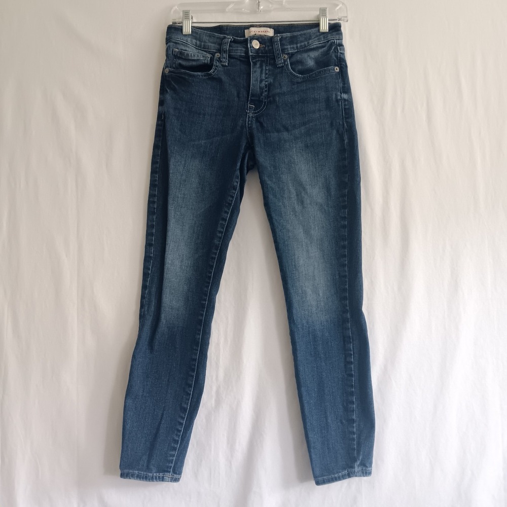 Lucky Brand Jeans Women’s Size 4/27 A Ava Skinny Mid Rise Blue Denim Stretch